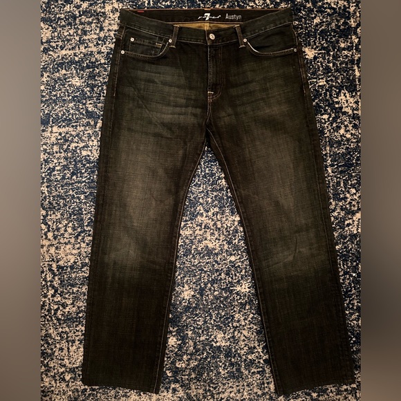 7 For All Mankind Men’s Austyn Jeans Size 36 Like New - Picture 2 of 9